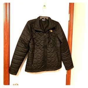 North Face Black Quilted Jacket